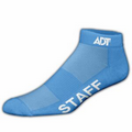 Colored High Performance Low Cut Moisture Wicking Sock w/ Knit In Logo